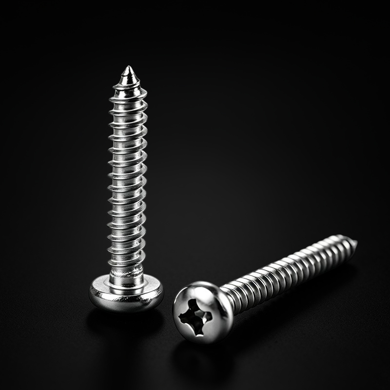 DIN 7981 Stainless Steel Cross Recessed Pan Head Tapping Screws