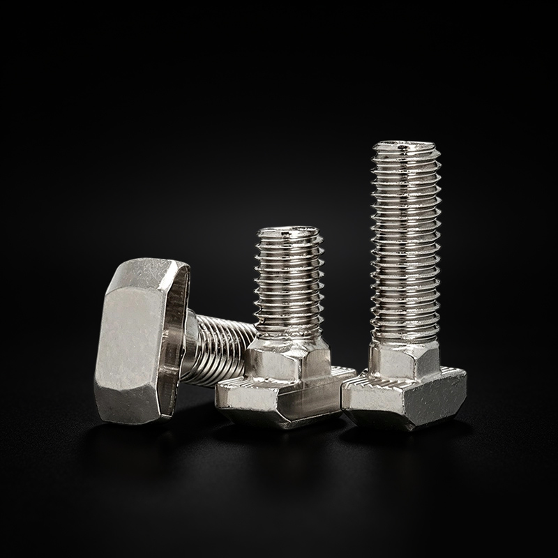 DIN186 Stainless Steel T-Head Bolts With Square Neck Bolts DIN186 Stainless Steel T-Head Bolts With Square Neck Bolts